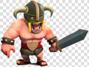  barbarian  clash Of Clans  video Game  character  freetoedit   Clash Of Clans Barbarian Hair  HD Png Download