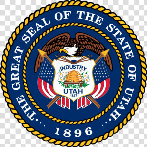 Utah State Seal Vector  HD Png Download