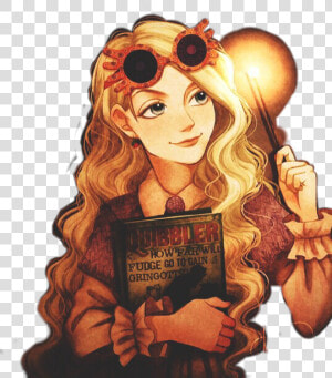  luna  lovegood  lunalovegood  harrypotter  jkrowling   Luna Fan Art Harry Potter  HD Png Download