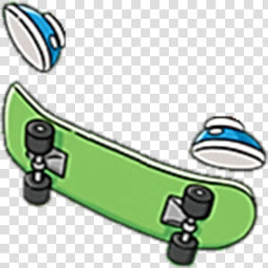 Invisible Bart Simpson Skateboarding   Cool Bart Simpson Skateboard  HD Png Download