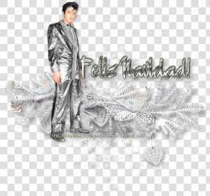 Elvis Presley Feliz Navidad  HD Png Download