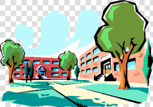 High School Building Clip Art Free Clipart Images Transparent   Clipart High School  HD Png Download