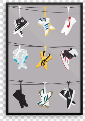 Sneakers Kicks Poster  HD Png Download