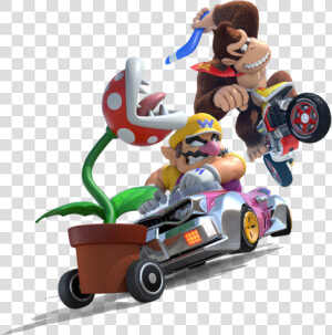 Wario Vs Donkey Kong   Mario Kart 8 Deluxe Wario  HD Png Download