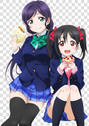 Nico  Love Live  And Nozomi Toujou Image   Love Live Nico And Nozomi  HD Png Download