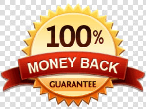 100 Percent Money Back Guarantee  HD Png Download