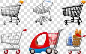 Grocery Shopping  Grocery Cart  Supermarket  Shopping  HD Png Download