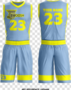 Billings Swoosh Basketball Uniform   Vest  HD Png Download