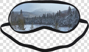 Winter Wonderland Sleeping Mask   Funny Sleeping Eye Mask Design  HD Png Download