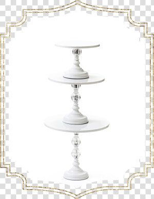 Shop preview White Orb Base Cake Stands   Shelf  HD Png Download