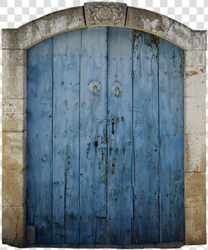 Front Door  Door  Decorated  Blue  Window  Glass   Door  HD Png Download