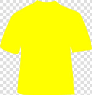 People Clipart T Shirt Yellow   Plain Yellow T Shirt Front  HD Png Download