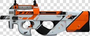 P90 Asiimov Large Rendering   Cs Go P90 Asiimov  HD Png Download