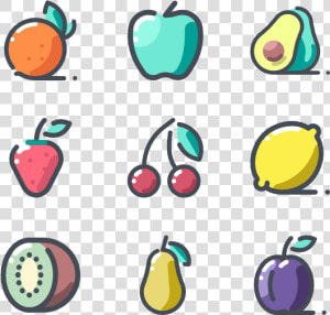 Vector Fruits Minimal  HD Png Download