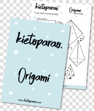 Árbol De Navidad Origami Descarga Kietoparao   Poster  HD Png Download