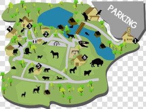 Zoo Clipart Zoo Map   Potawatomi Zoo Map  HD Png Download