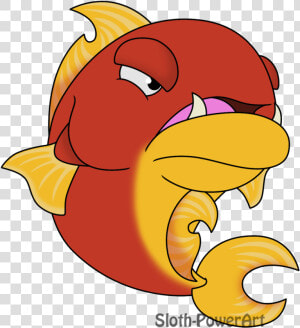 Angry Fish   Cartoon   Donkey Kong Finley  HD Png Download