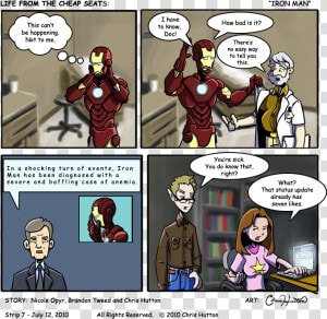 Iron Man   Iron Man Comic Strip  HD Png Download