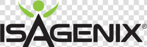 Isagenixlogo blackgreen   Isagenix Logo Png  Transparent Png