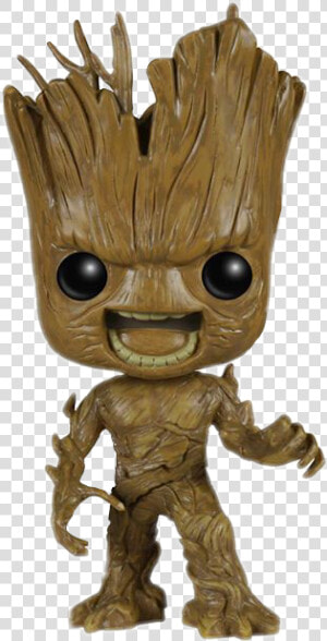  funkopop  marvel  84  angry  groot   Funko Pop Guardians Of The Galaxy Exclusives  HD Png Download