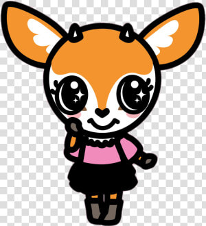 Aggretsuko Character Tsunoda The Gazelle   Aggretsuko Tsunoda  HD Png Download