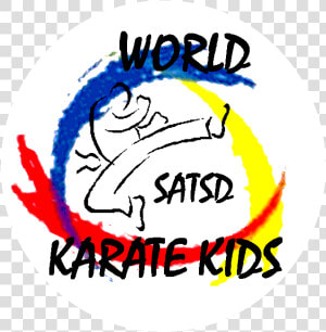 World Karate Kids Backpatch Clipart   Png Download   Graphic Design  Transparent Png