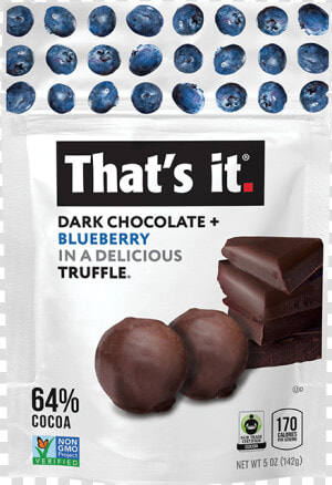 Blueberry Truffles Front   That  39 s It Truffles  HD Png Download