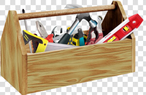 Tools  Toolbox  Construction  Builder  Handyman   Tools In A Tool Box  HD Png Download