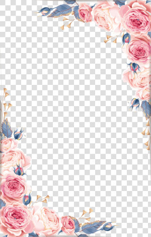 Floral Frame Png   Floral Frame Png Hd  Transparent Png