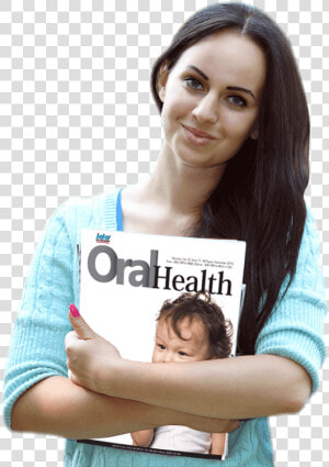 Oral Health Publication   Girl  HD Png Download