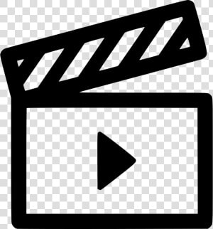 Play Movie Video Clapper Scene   Transparent Background Movies Icon  HD Png Download