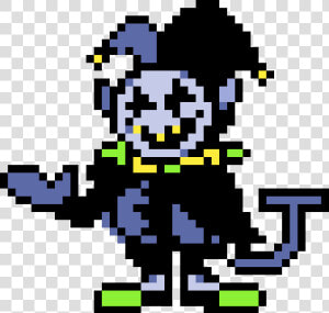 Transparent Reese S Puffs Png   Deltarune Jevil Pixel Art  Png Download