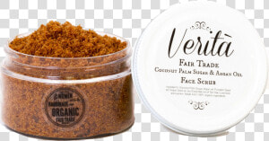 Coconut Palm Sugar  amp  Argan Oil Face Scrub   Coconut Palm Sugar Scrub  HD Png Download