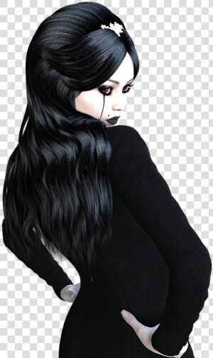 Dark  Gothic  Girl  Woman  Sensual  Sexy  Lady   Gothic Girl Png  Transparent Png