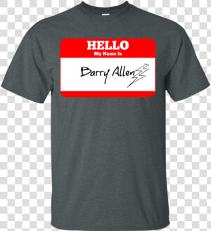 Hello My Name Is Barry Allen Sticker The Flash Lightning   Concert For Charlottesville T Shirt  HD Png Download