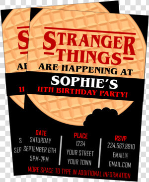 Printable Stranger Things Party Supplies   Stranger Things Party Decorations  HD Png Download