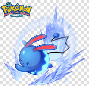 Azumarill Con Aqua Jet  HD Png Download