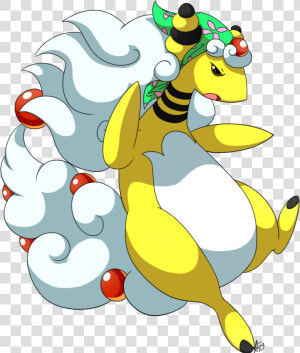 Mega Ampharos  My Dragon sheep Baby   Mega Ampharos Dragon Ball  HD Png Download