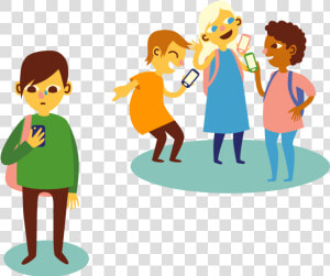 Play Clipart Many Child   Bullying Child Png  Transparent Png