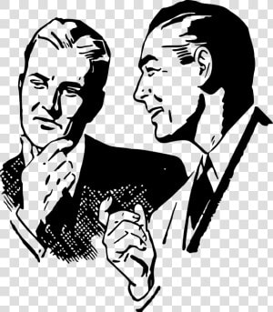 Vintage  Retro  Business  Men  Discuss  Meeting  Think   Man Acts Like A Bitch  HD Png Download