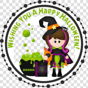 Girls Witch Halloween Stickers party Beautifully   Airplane Birthday Party Stickers  HD Png Download