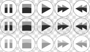 Buttons For Media Player  HD Png Download