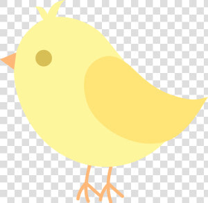 Clip Art Collection Of Free Canaries   Yellow Cute Bird Clipart  HD Png Download