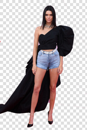 Transparent Kendall Jenner Png   Kendall Jenner Jean Shorts  Png Download