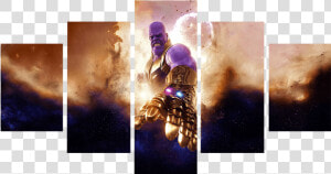 Avengers Thanos With All Infinity Stones Class   Thanos Poster  HD Png Download