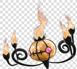 Chandelure Pokken Tournament   Pokemon Tournament Dx Chandelure  HD Png Download