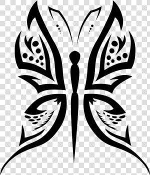 Butterfly Tattoo Designs Most Common Png   Tattoo Design Black And White  Transparent Png