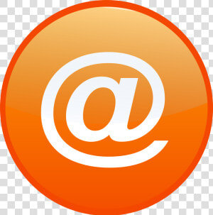 Free Download Of Email Png Icon   Email Sign Orange  Transparent Png