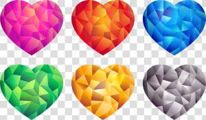 Colorful Hearts Png Image   Colorful Hearts  Transparent Png