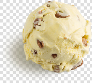 Butter Pecan Ice Cream Scooped   Butterscotch Ice Cream Scoop  HD Png Download